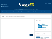 Tablet Screenshot of preparepm.com